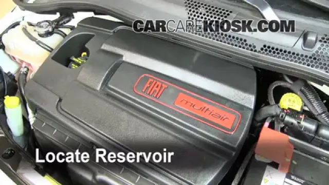 2012 Fiat 500 Pop 1.4L 4 Cyl. Liquide essuie-glace Ajouter du liquide